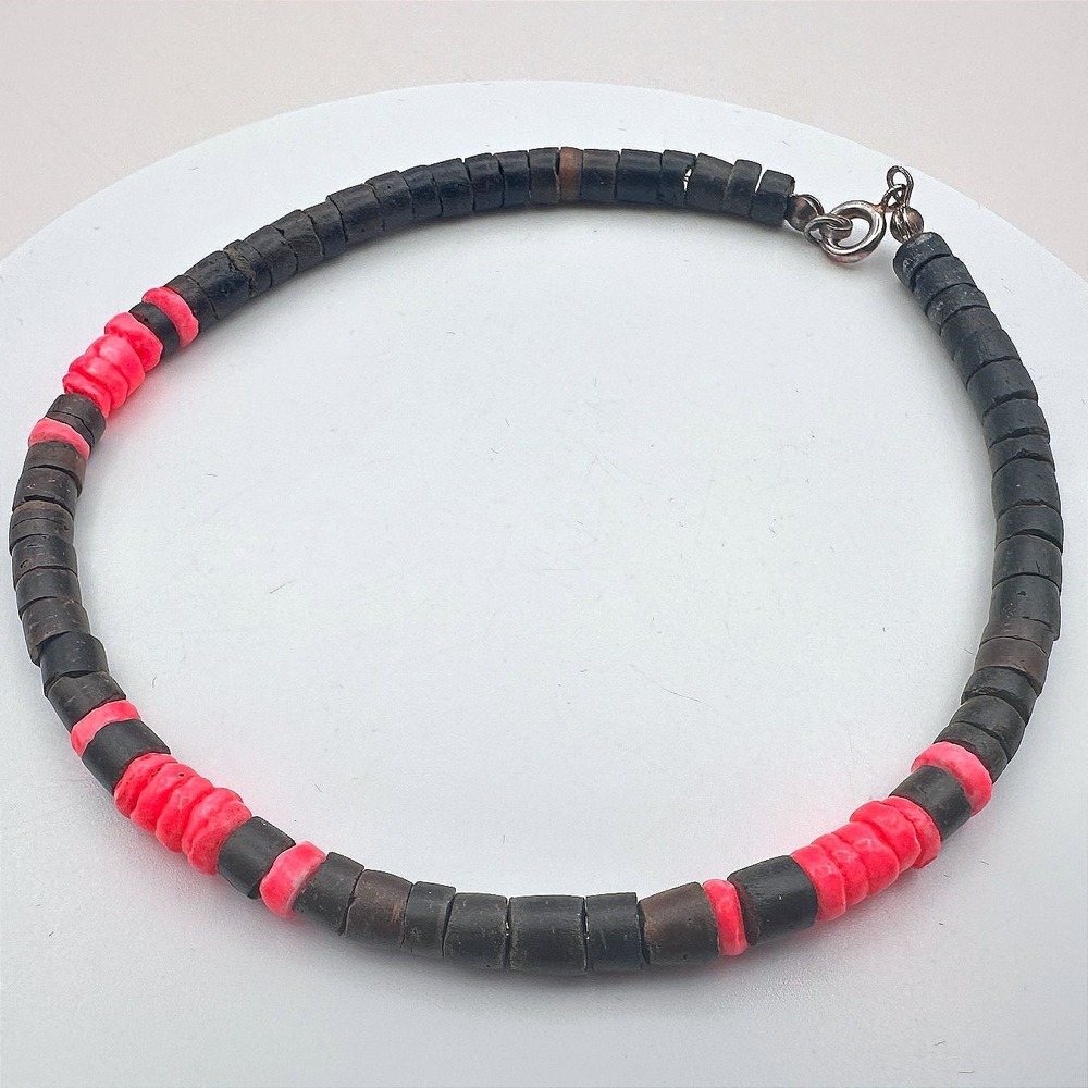 Vintage 90s‎ Heishi Beaded Bracelet Boho Women's Classic Fashion Jewelry